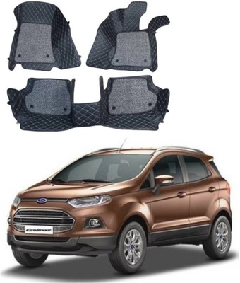 Drizon Leatherite 7D Mat For  Ford Ecosport, Eeco(Black)