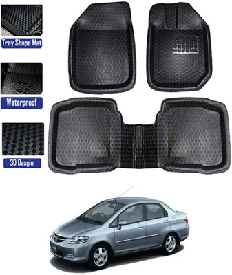 MATIES Plastic Tray Mat For  Honda City ZX(Black)