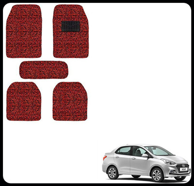 SEMAPHORE PVC, Rubber Standard Mat For  Hyundai Xcent(Red, Black)
