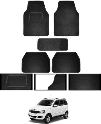MATIES Fabric Standard Mat For  Mahindra Quanto(Black)