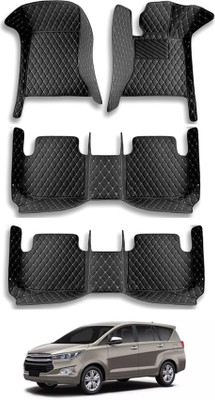 MATIES Leatherite 7D Mat For  Toyota Innova Crysta(Black)