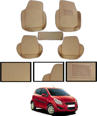 MATIES Leatherite 7D Mat For  Maruti Suzuki Ritz(Beige)