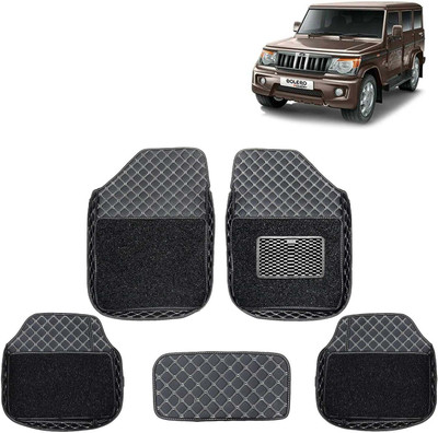 TOFIT ENTERPRISE Leatherite 7D Mat For  Mahindra Bolero(Black)