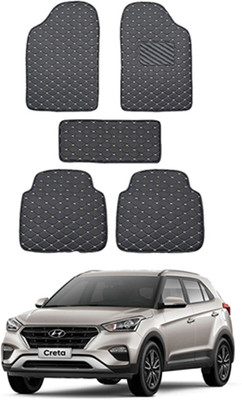 MATIES Leatherite Standard Mat For  Hyundai Creta(Black)