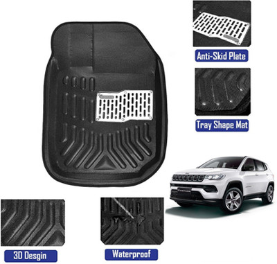 MATIES Plastic 3D Mat For  Universal For Car(Black)