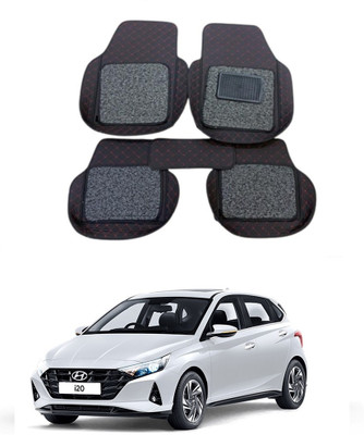 Autocom Leatherite 7D Mat For  Hyundai i20(Black)