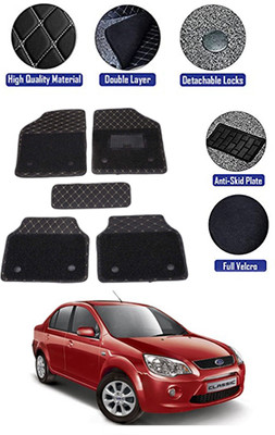 MATIES PVC 7D Mat For  Maruti Suzuki Fiesta Classic(Black)