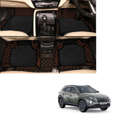 Autoclow Leatherite 7D Mat For  Hyundai Tucson(Black, Brown)