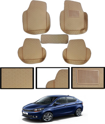 AYW Leatherite 7D Mat For  Tata Tigor EV(Beige)