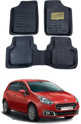 Arnejaa Polyutherine 3D Mat For  Fiat Punto(Black)