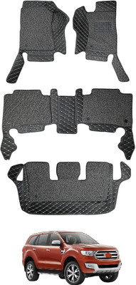 Auto Hub Leatherite 7D Mat For  Ford Endeavour(Black)