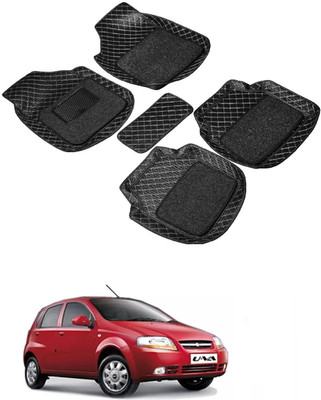 arneja trading company Leatherite 7D Mat For  Chevrolet Aveo U-VA(Black)
