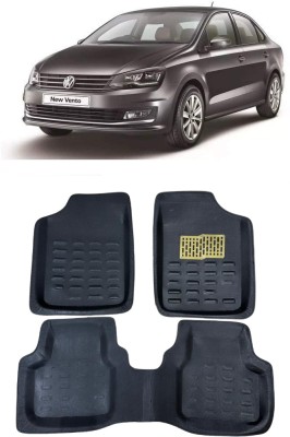 arneja trading company Polyutherine 3D Mat For  Volkswagen Vento(Black)