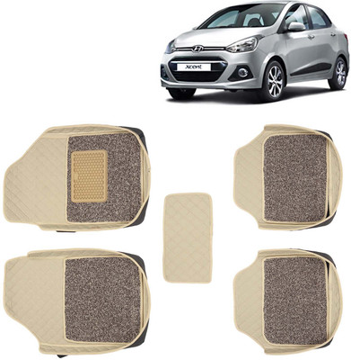 Kingsway Leatherite 7D Mat For  Hyundai Xcent(Beige)