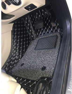 AAVAHAN Leatherite 7D Mat For  Hyundai Grand i10(Black)