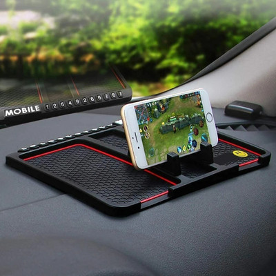 ANiiTEK Silicone Standard Mat For  Universal For Car(Multicolor)