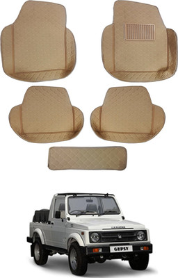 AYW Leatherite 7D Mat For  Fiat Grand Punto(Beige)