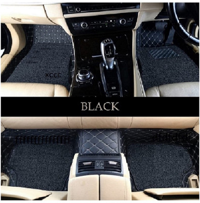 STYLE CHOICE Leather 7D Mat For  Mahindra XUV 300(Black)