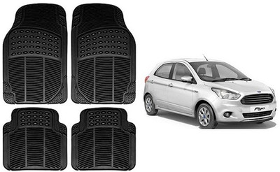 SLSHILPA Rubber Standard Mat For  Ford Figo(Black)