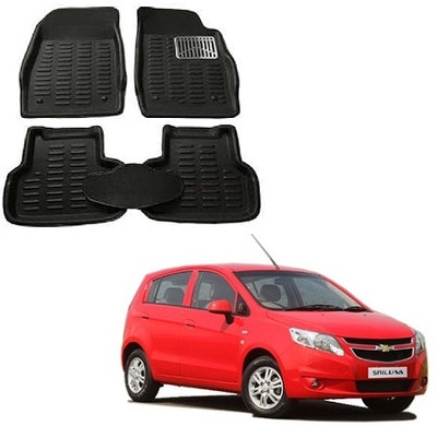 SLSHILPA Plastic 3D Mat For  Chevrolet UVA(Black)