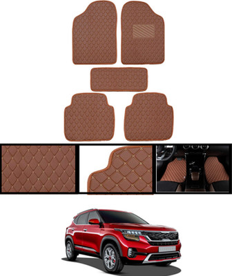 MSNP Leatherite Standard Mat For  Kia Sonet(Brown)