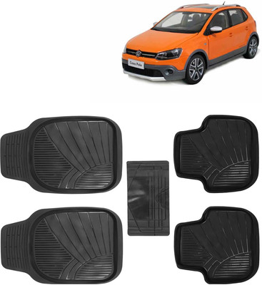 Kingsway PVC Tray Mat For  Volkswagen Polo Cross(Black)