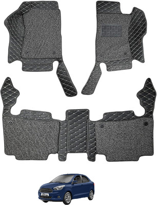Auto Hub Leatherite 7D Mat For  Ford Figo Aspire(Black)
