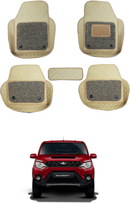 MATIES Leatherite 7D Mat For  Mahindra Nuvosport(Beige)