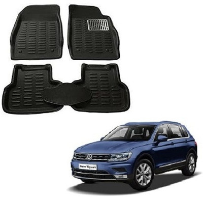 SLSHILPA Plastic 3D Mat For  Volkswagen Tiguan(Black)