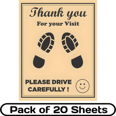 StepSafe Auto Paper Disposable Paper Mat For  Freestyle(Brown)