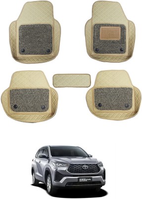 RKPSP Leatherite 7D Mat For  Toyota Universal For Car(Beige)