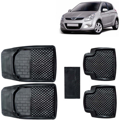 Kingsway PVC Tray Mat For  Hyundai i20(Black)