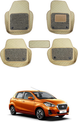 RKPSP Leatherite 7D Mat For  Datsun Go(Beige)