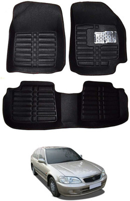 MATIES Plastic 5D Mat For  Honda City(Black)