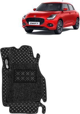 Kingsway Leatherite 7D Mat For  Maruti Suzuki Swift(Black)
