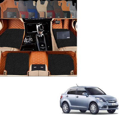Autoclow Leatherite 7D Mat For  Maruti Suzuki Swift Dzire(Brown, Black)