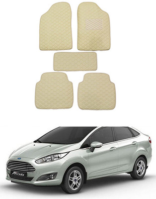 MATIES Leatherite Standard Mat For  Ford Fiesta(Beige)