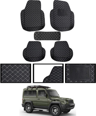 MSNP Leatherite Standard Mat For  Force Gurkha(Black)