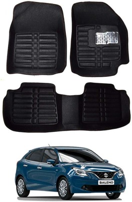 MATIES Plastic 5D Mat For  Maruti Suzuki Baleno(Black)