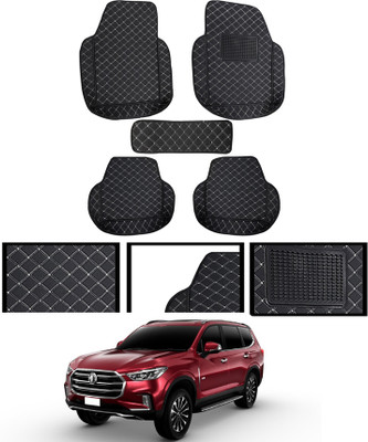MATIES Leatherite 7D Mat For  MG Gloster(Black)