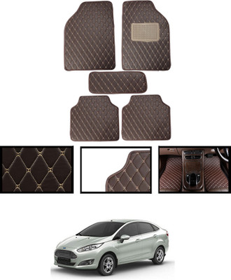 ABJD Leatherite Standard Mat For  Ford Fiesta(Brown)