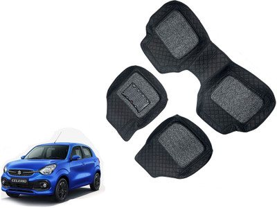 AUTO PEARL Leatherite 7D Mat For  Maruti Celerio(Black)