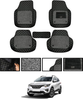 MATIES Leatherite 7D Mat For  Renault Triber(Black)