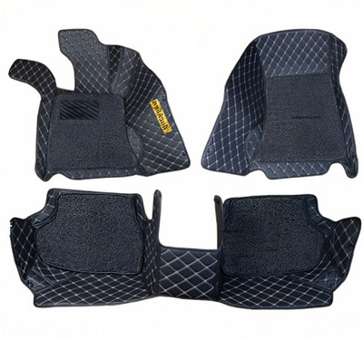 STYLE CHOICE Leather 7D Mat For  Hyundai Verna(Black)