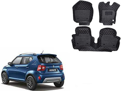 Autorepute Leather 7D Mat For  Maruti Suzuki Ignis(Black)