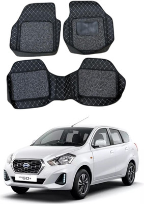 Arnejaa Leatherite 7D Mat For  Datsun Go+(Black)