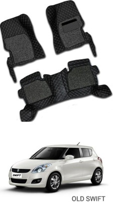 kuntail ent Leather 7D Mat For  Maruti Suzuki Swift(Black)