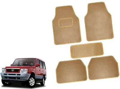AUTO PEARL Polyester Standard Mat For  Tata Sumo(Beige)
