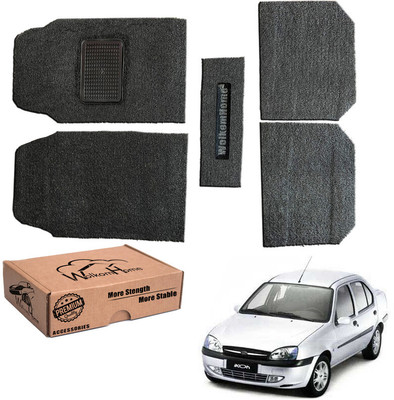 WolkomHome PVC Standard Mat For  Universal For Car(Black)