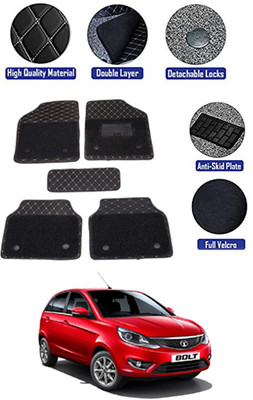 MATIES PVC 7D Mat For  Tata Bolt(Black)